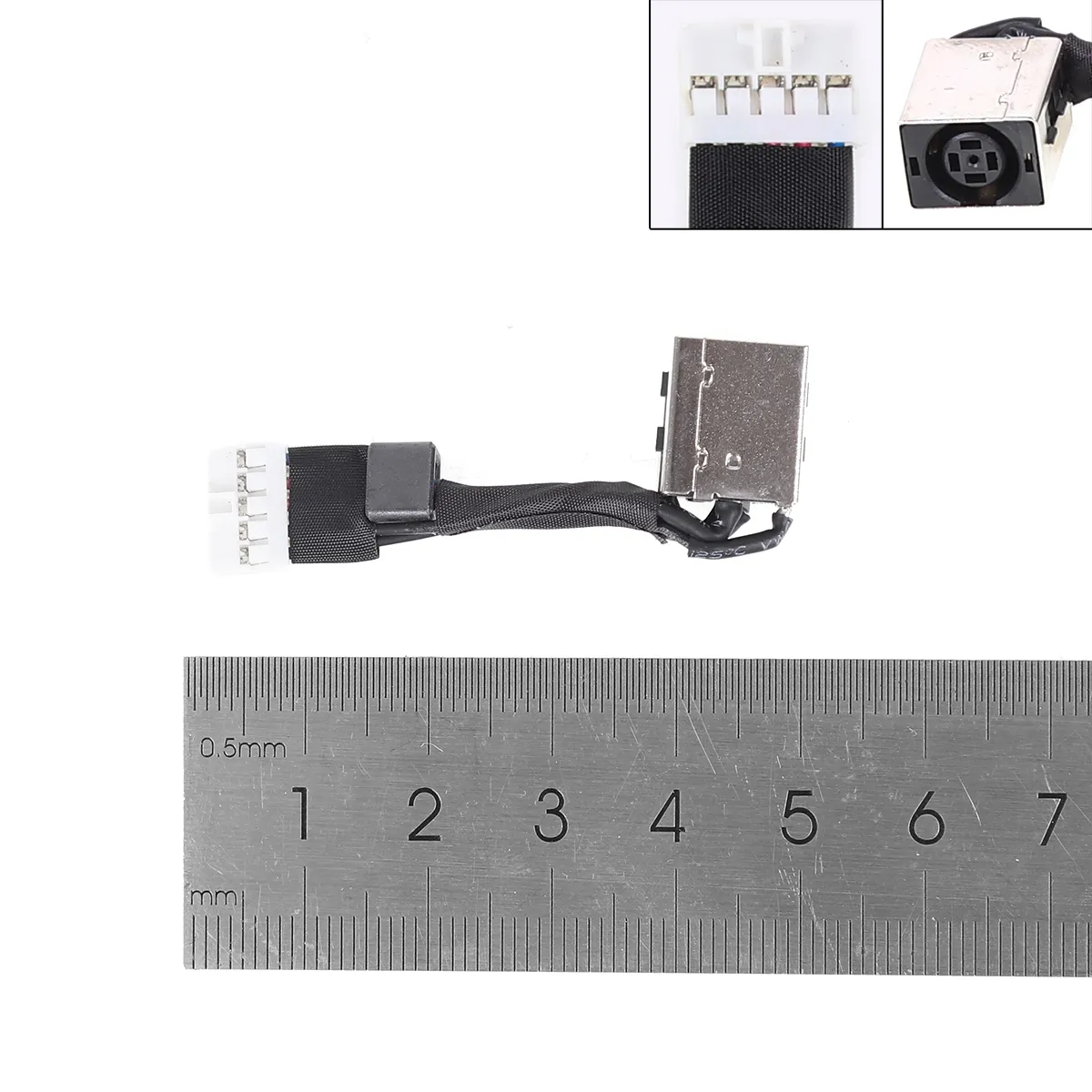 Picture of DC power jack For Dell Latitude E7240 E7250 E5440 E5540 E5270 E5250 E5480 E7270 E7480 E7490 E7491 DC Connector